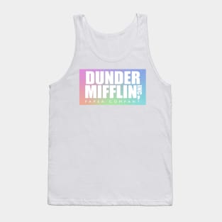 Pastel Dunder Mifflin Logo Tank Top